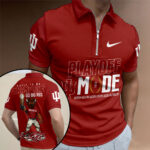 Indiana Hoosiers Football Zip Polo Shirt – TMTHU2856