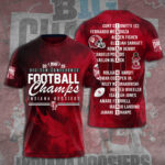 Indiana Hoosiers Football 3D Apparel – TANTN19253