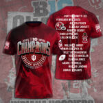 Indiana Hoosiers Football 3D Apparel – TANTN19254
