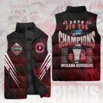 Indiana Hoosiers Football 2025 Big Ten Champions 3D Sleeveless Down Jacket – HOATT15148