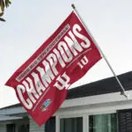 Indiana Hoosiers Football 2025 Big Ten Champions 3D Double-side House Flag – TMTHU2520