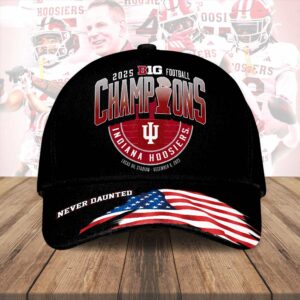 Indiana Hoosiers Football 2025 Big Ten Champions Classic Cap – HOATT15120