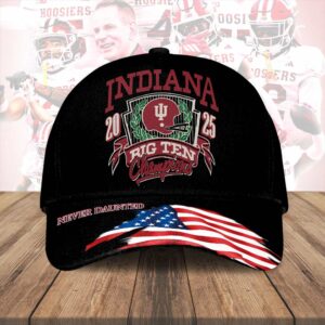 Indiana Hoosiers Football 2025 Big Ten Champions Classic Cap - HOATT15258