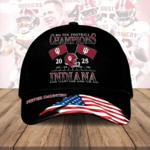 Indiana Hoosiers Football 2025 Big Ten Champions Classic Cap – HOATT15028