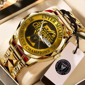 Inter Miami CF 2025 Champions MLS Alloy Luxury Quartz Watch - TMTHU2512