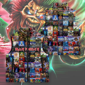 Iron Maiden 3D Sleeveless Down Jacket - TMTHU2941