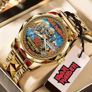 Iron Maiden 50th Anniversary Alloy Luxury Quartz Watch - MAITM14240
