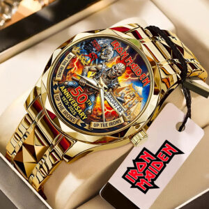Iron Maiden 50th Anniversary Alloy Luxury Quartz Watch - MAITM14242