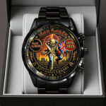 Iron Maiden 50th Anniversary Black Stainless Steel Watch – TANTN19806
