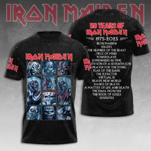 Iron Maiden 50th Anniversary 3D Apparel - HOATT14883