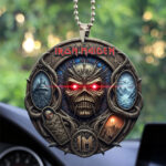 Iron Maiden Custom shape 2-sided Acrylic Car Ornament – MAITM14234