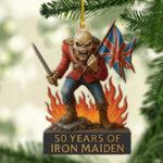Iron Maiden Custom Shape 2-sided Acrylic Ornament – MAITM13939