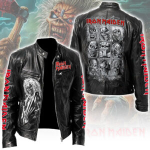 Iron Maiden Motorcycle Leather Jacket - MAITM14171