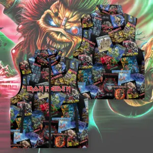 Iron Maiden 3D Sleeveless Down Jacket - TMTHU2852