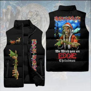 Iron Maiden 3D Sleeveless Down Jacket - HOATT14900