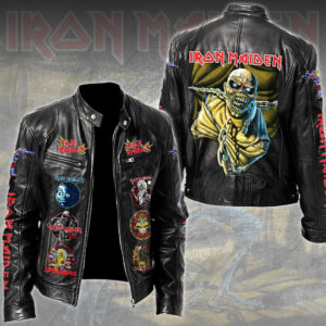 Iron Maiden Motorcycle Leather Jacket - TMTHU2685