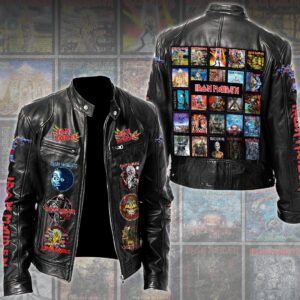Iron Maiden Motorcycle Leather Jacket - TMTHU2887