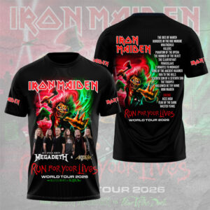 Iron Maiden Run for Your Lives 2026 3D Apparel - TMTHU2974