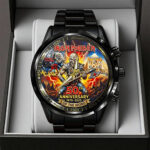 Iron Maiden 50th Anniversary Black Stainless Steel Watch – TANTN19767