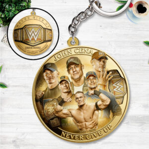 John Cena Custom Shape 2-sided Keychain - HOATT15219