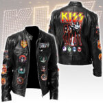 KISS Motorcycle Leather Jacket – HOATT15385