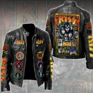 KISS Motorcycle Leather Jacket - TMTHU2924