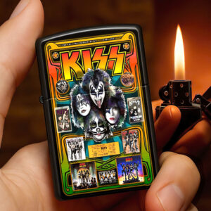 KISS Zippo Lighter Case (No Insert) - TMTHU2586