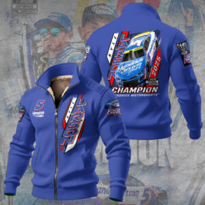 Kyle Larson 2025 NASCAR Cup Series Champions Thick Knit Fleece Jacket - TANTN19021