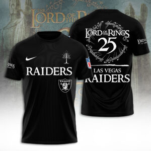 Las Vegas Raiders x The Lord of The Rings 25 Years 3D Apparel - TANTN19569