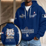 Los Angeles Dodgers 2025 World Series Champions 3D Unisex Waffle Hoodie – HOATT14995