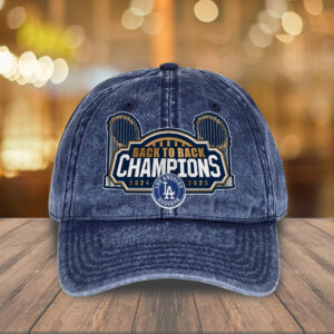 Los Angeles Dodgers World Series 2025 Wash Denim Cap - TANTN19426