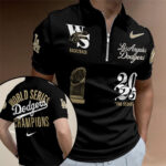 Los Angeles Dodgers World Series 2025 Zip Polo Shirt – TANTN19672