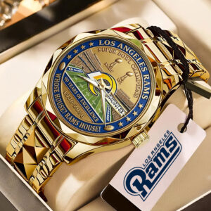 Los Angeles Rams 90th Anniversary Alloy Luxury Quartz Watch - MAITM14253
