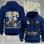 Los Angeles Dodgers 2D Quarter Zip Hoodie - TMTHU2380