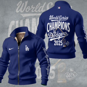 Los Angeles Dodgers Thick Knit Fleece Jacket - TMTHU2714