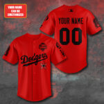 Personalized Los Angeles Dodgers 2025 Champions x Stranger Things Baseball Jersey - TANTN19120
