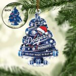 Los Angeles Dodgers 2025 World Series Champions Custom Shape 2-sided Acrylic Ornament – HOATT15151
