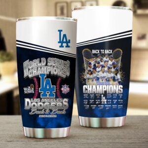 Los Angeles Dodgers 2025 World Series Champions Tumbler Cup - HOATT14861