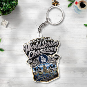 Los Angeles Dodgers World Series 2025 Custom Shape 2-sided Keychain - TANTN19651
