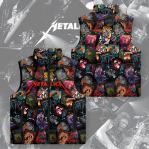 Metallica 3D Sleeveless Down Jacket - TMTHU2995