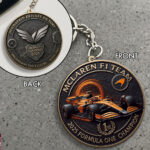 McLaren 2025 World Champion Custom Shape 2-sided Keychain – MAITM14025