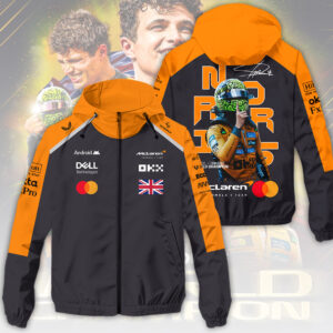 McLaren x Lando Norris 2025 World Champion 3D Windbreaker Jacket - HOATT15016
