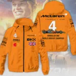 McLaren x Lando Norris 2025 World Champion 3D Windbreaker Jacket – MAITM14094