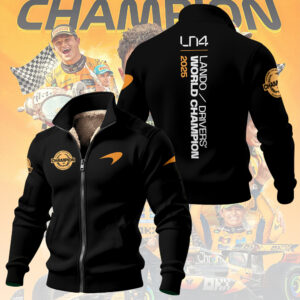 McLaren x Lando Norris World Champion 2025 Thick Knit Fleece Jacket - TMTHU2550