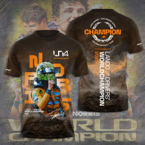 McLaren x Lando Norris 2025 World Champion 3D Apparel - GNE4728