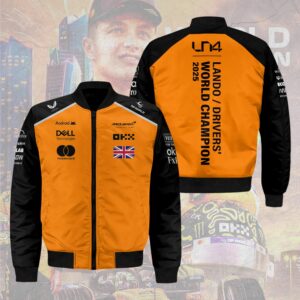 McLaren x Lando Norris 2025 World Champion 3D Bomber Jacket - HOATT15092