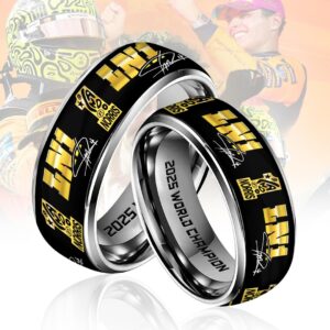 McLaren x Lando Norris 2025 World Champion Custom Alloy Ring - HOATT15074