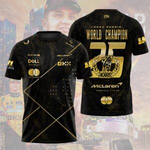 McLaren x Lando Norris 2025 World Champion 3D Apparel - HOATT15069