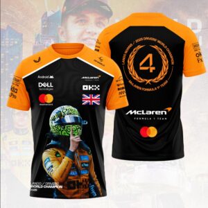 McLaren x Lando Norris 2025 World Champion 3D Apparel – HOATT15013