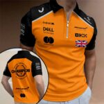 McLaren x Lando Norris 2025 World Champions Zip Polo Shirt – HOATT15011